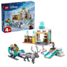 Boîte LEGO Disney 43256 L'aventure en traîneau d'Anna avec set assemblé, 192 pièces, 4 ans et plus, thème La Reine des Neiges