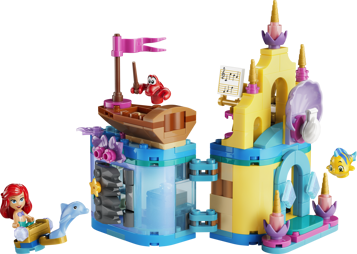 LEGO Disney 43285 - Le palais magique d’Ariel miniature