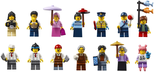 LEGO Bricklink 910060 - Le restaurant de sushis