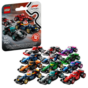 LEGO 71049 - Voitures Formule 1 - Série complète 12 figurines