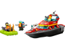 LEGO City 60373 - Le bateau de sauvetage des pompiers