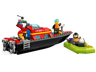 LEGO City 60373 - Le bateau de sauvetage des pompiers
