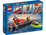 LEGO City 60373 - Le bateau de sauvetage des pompiers