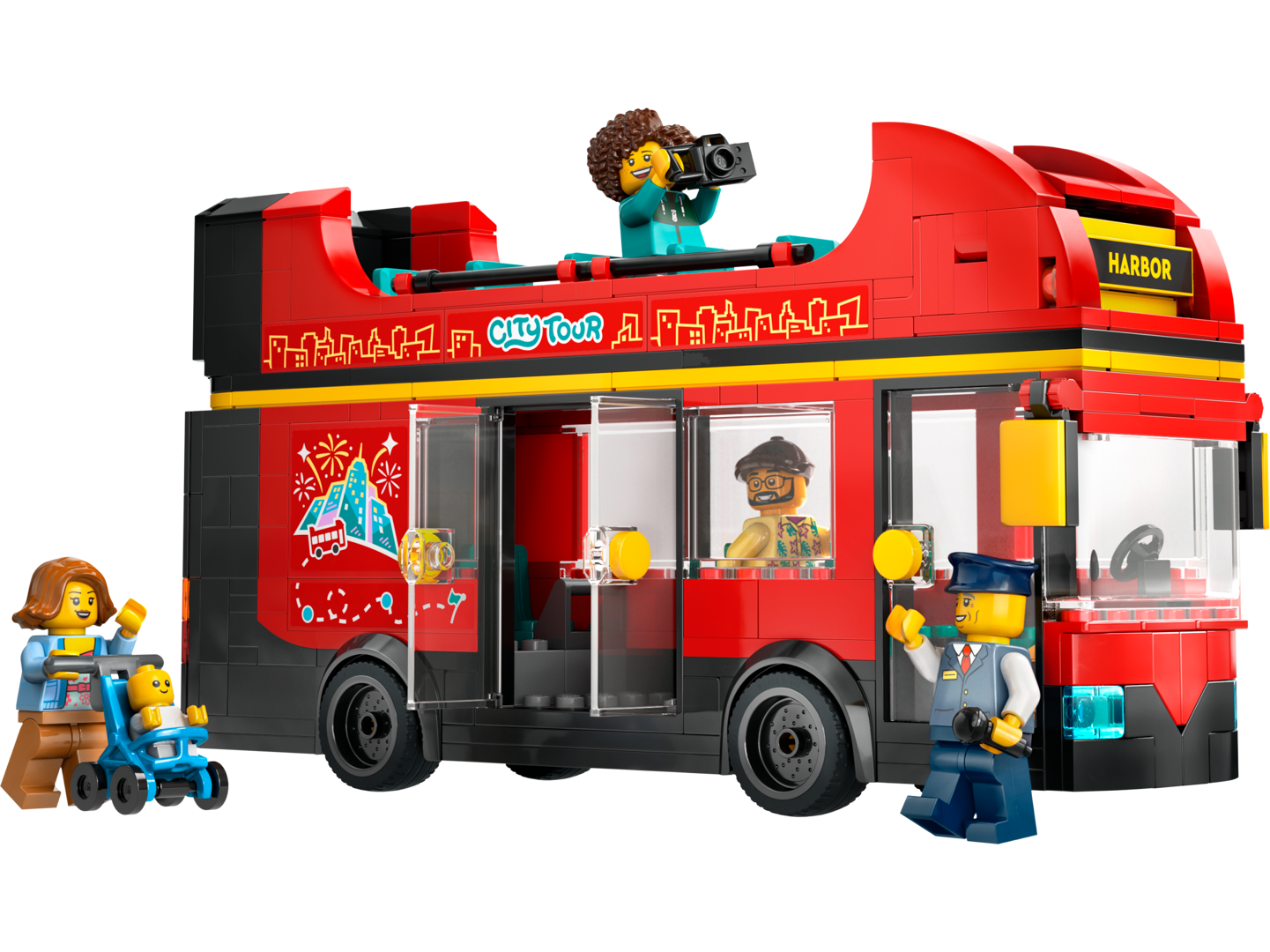 LEGO City 60407 - Le bus rouge à deux étages