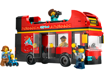 LEGO City 60407 - Le bus rouge à deux étages