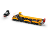 LEGO City 60409 grue mobile en position transport avec bras replié à l'horizontale et contrepoids détachable
