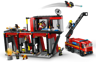 LEGO City 60414 - La caserne et le camion de pompiers