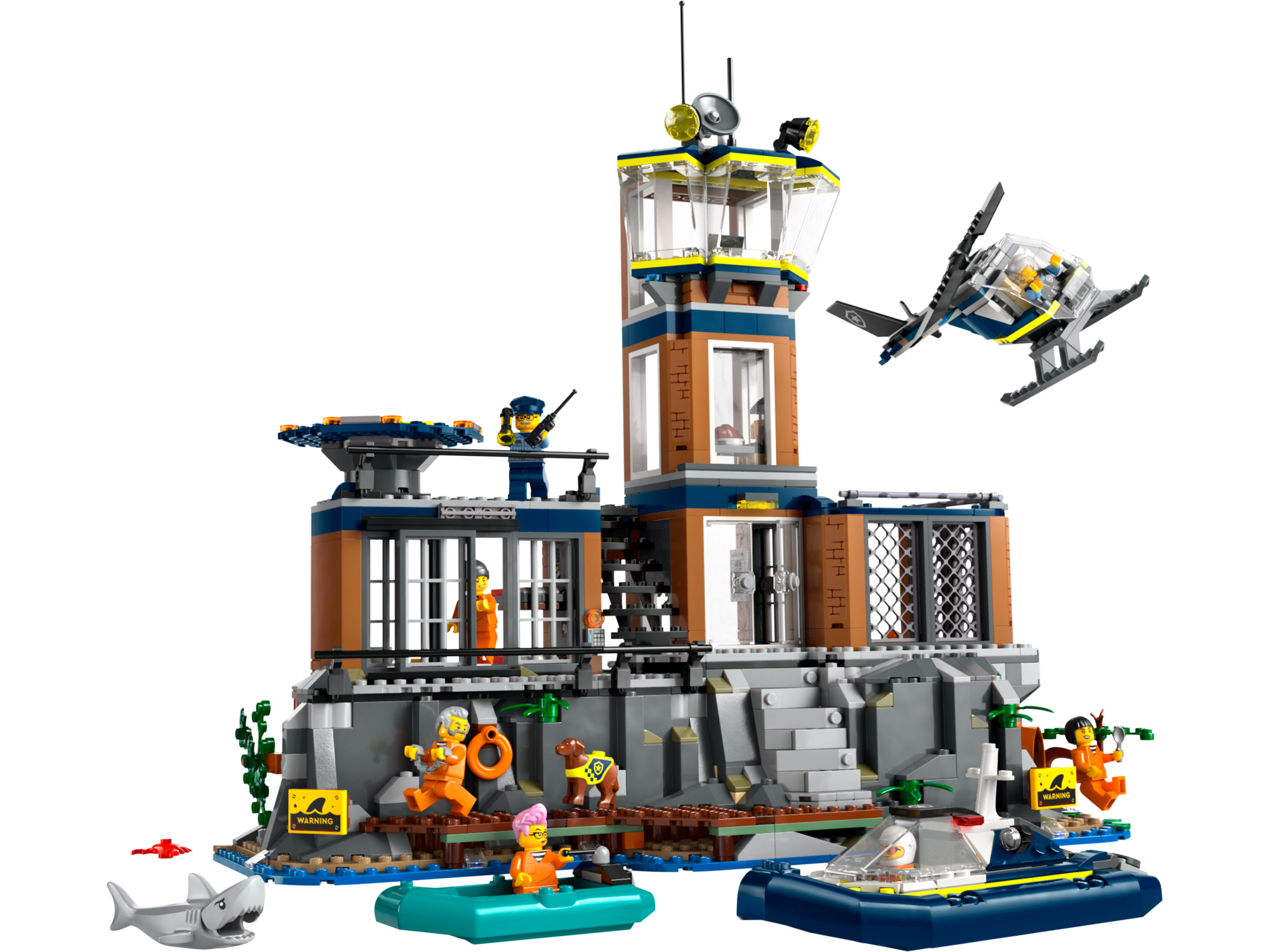 LEGO City 60419 - La prison de la police en haute mer