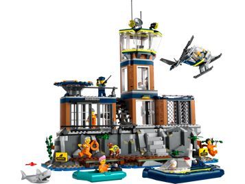 LEGO City 60419 - La prison de la police en haute mer