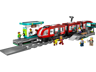 LEGO City 60423 - Le tramway et la station du centre-ville