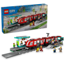 LEGO City 60423 - Le tramway et la station du centre-ville