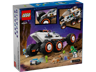 Dos de la boîte LEGO City 60431 montrant les fonctionnalités du rover spatial, les détails de jeu et les minifigurines incluses