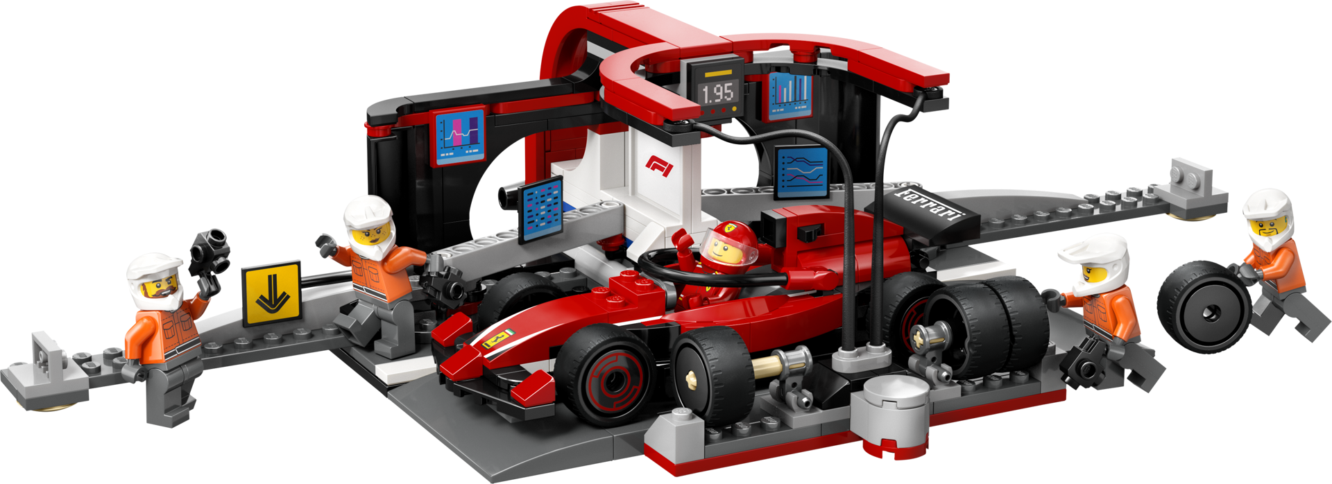 LEGO City 60443 - Arrêt au stand de F1® avec voiture Ferrari