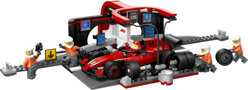 LEGO City 60443 - Arrêt au stand de F1® avec voiture Ferrari