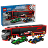 LEGO City 60445 - Camion de F1® avec voitures de F1® RB20 et AMR24