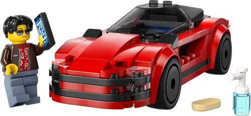 LEGO City 60448 - La voiture de sport rouge