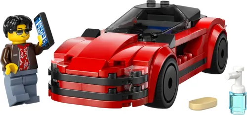 LEGO City 60448 - La voiture de sport rouge