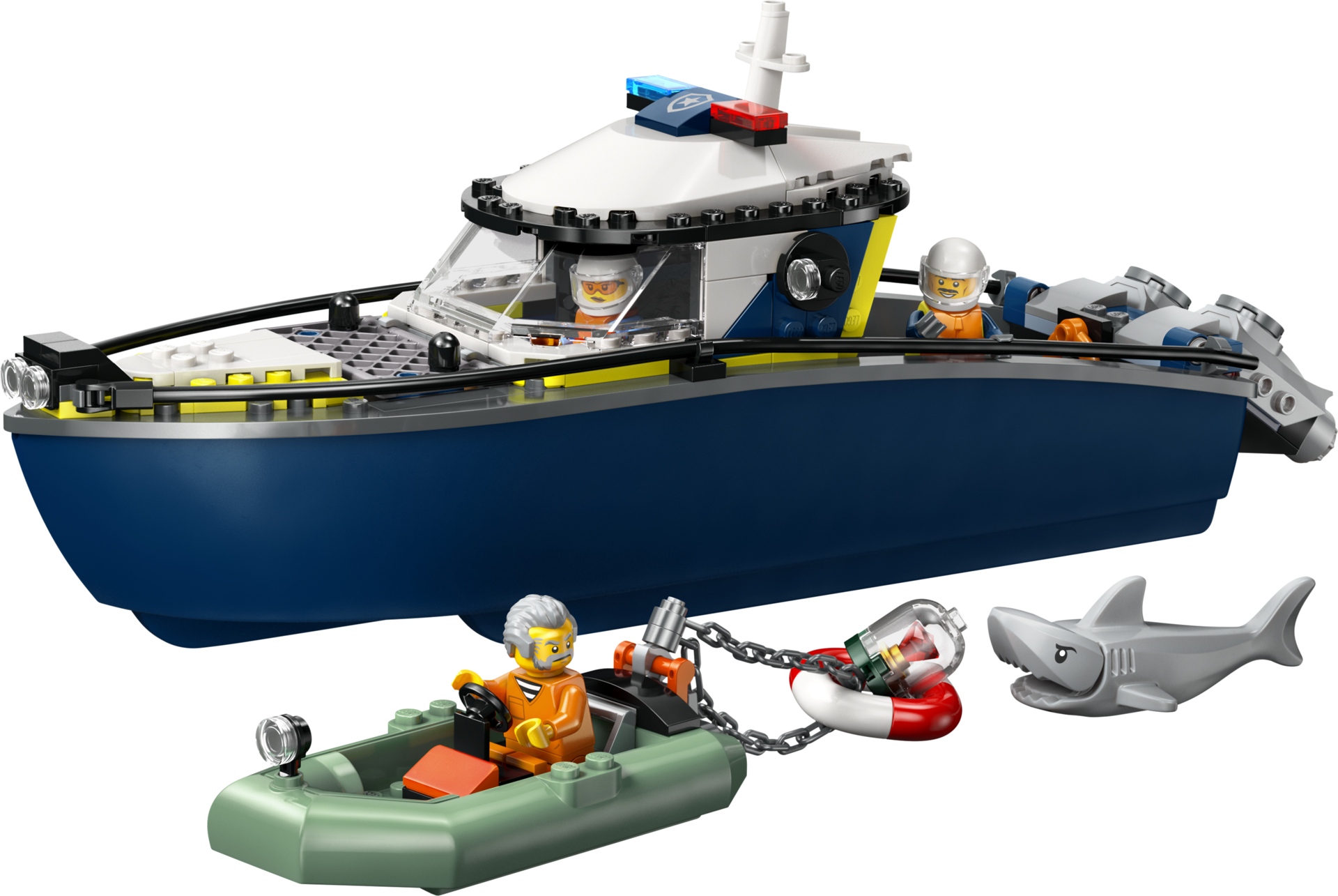 LEGO City 60456 - La course-poursuite en bateau de police
