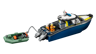 LEGO City 60456 - La course-poursuite en bateau de police