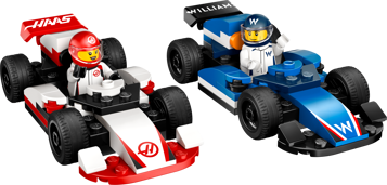 LEGO City 60464 - Voitures de course de F1® Williams Racing et Haas F1®