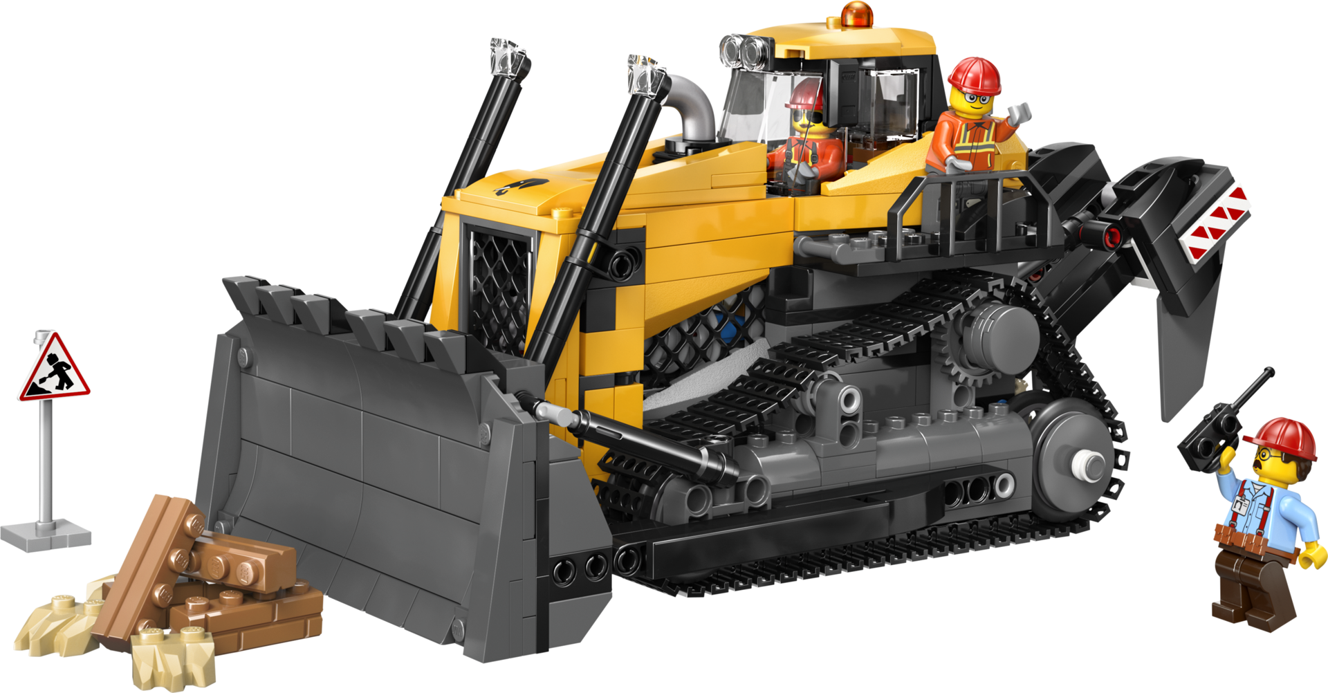 LEGO City 60466 - Le bulldozer jaune