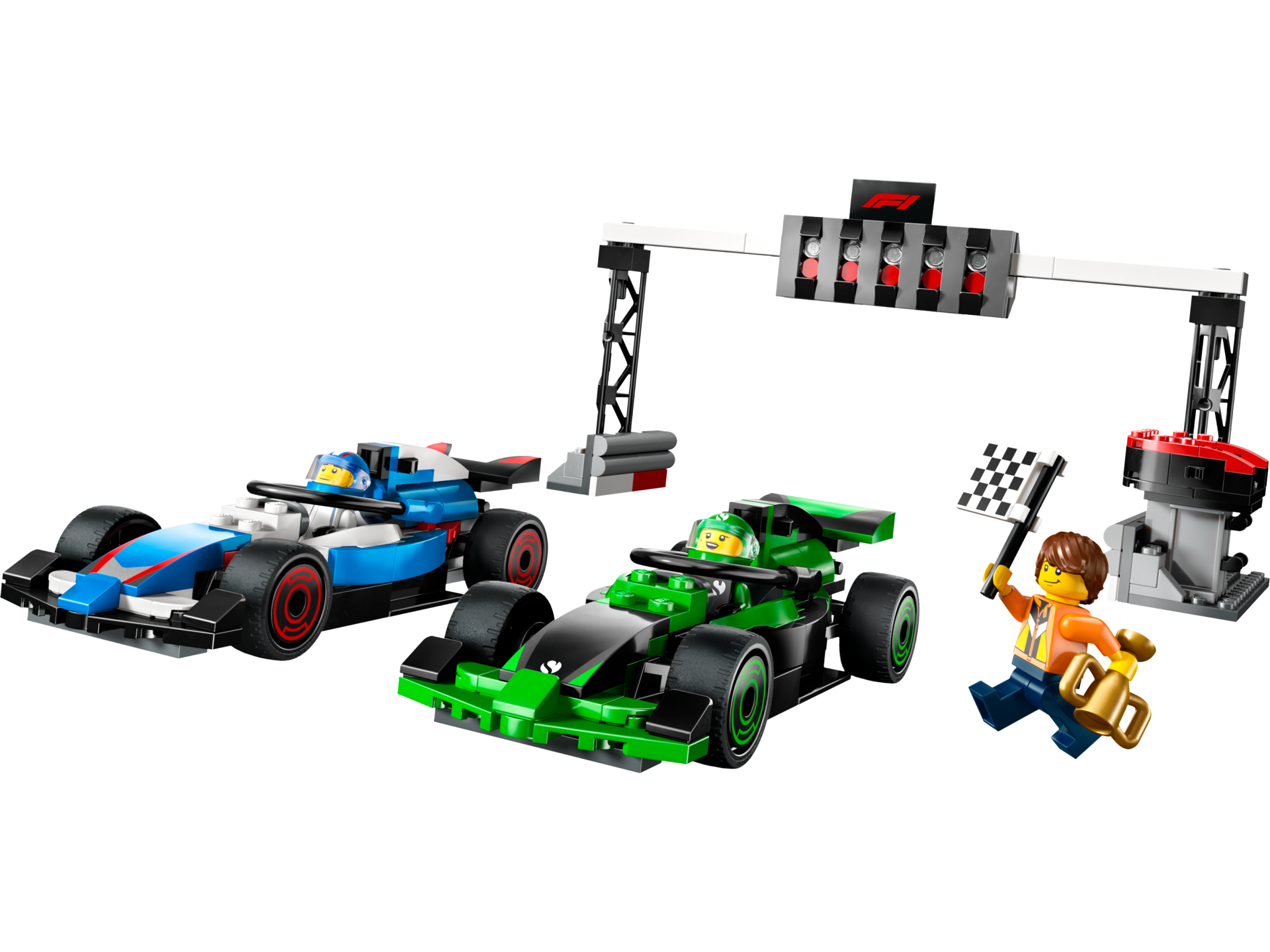 LEGO City 60474 - Grille de départ de F1® avec des voitures VCARB et Sauber