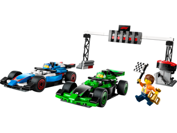 LEGO City 60474 - Grille de départ de F1® avec des voitures VCARB et Sauber