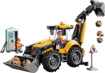 LEGO City 60480 - Le tractopelle jaune