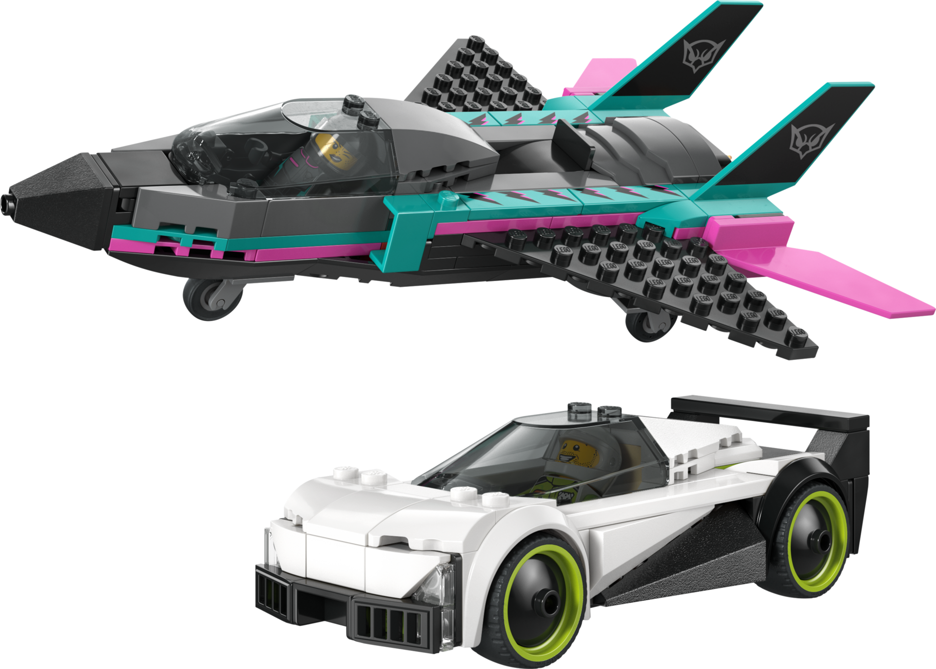 LEGO City 60489 - Le jet contre la voiture