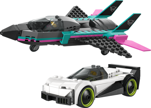 LEGO City 60489 - Le jet contre la voiture