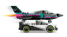 LEGO City 60489 - Le jet contre la voiture