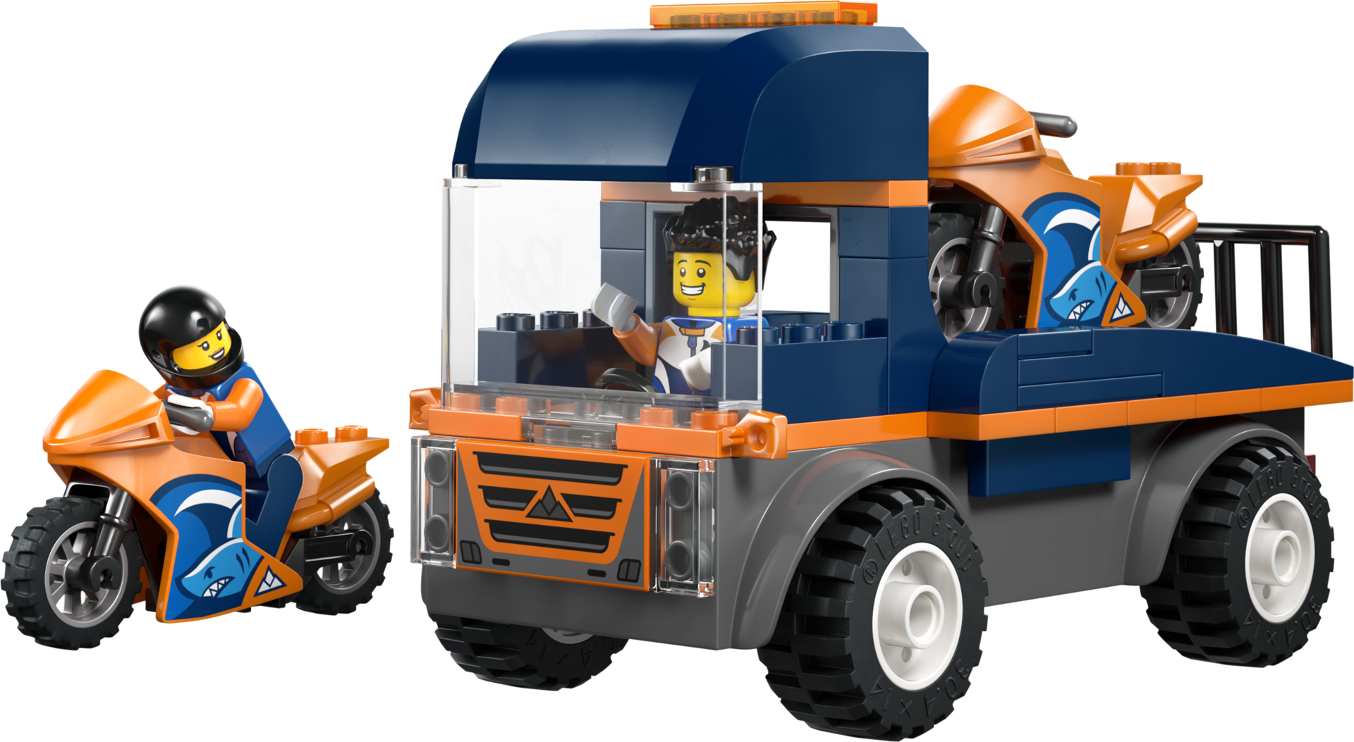 LEGO City 60491 - Le transporteur de motos