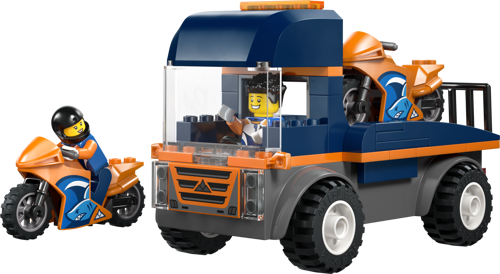 LEGO City 60491 - Le transporteur de motos