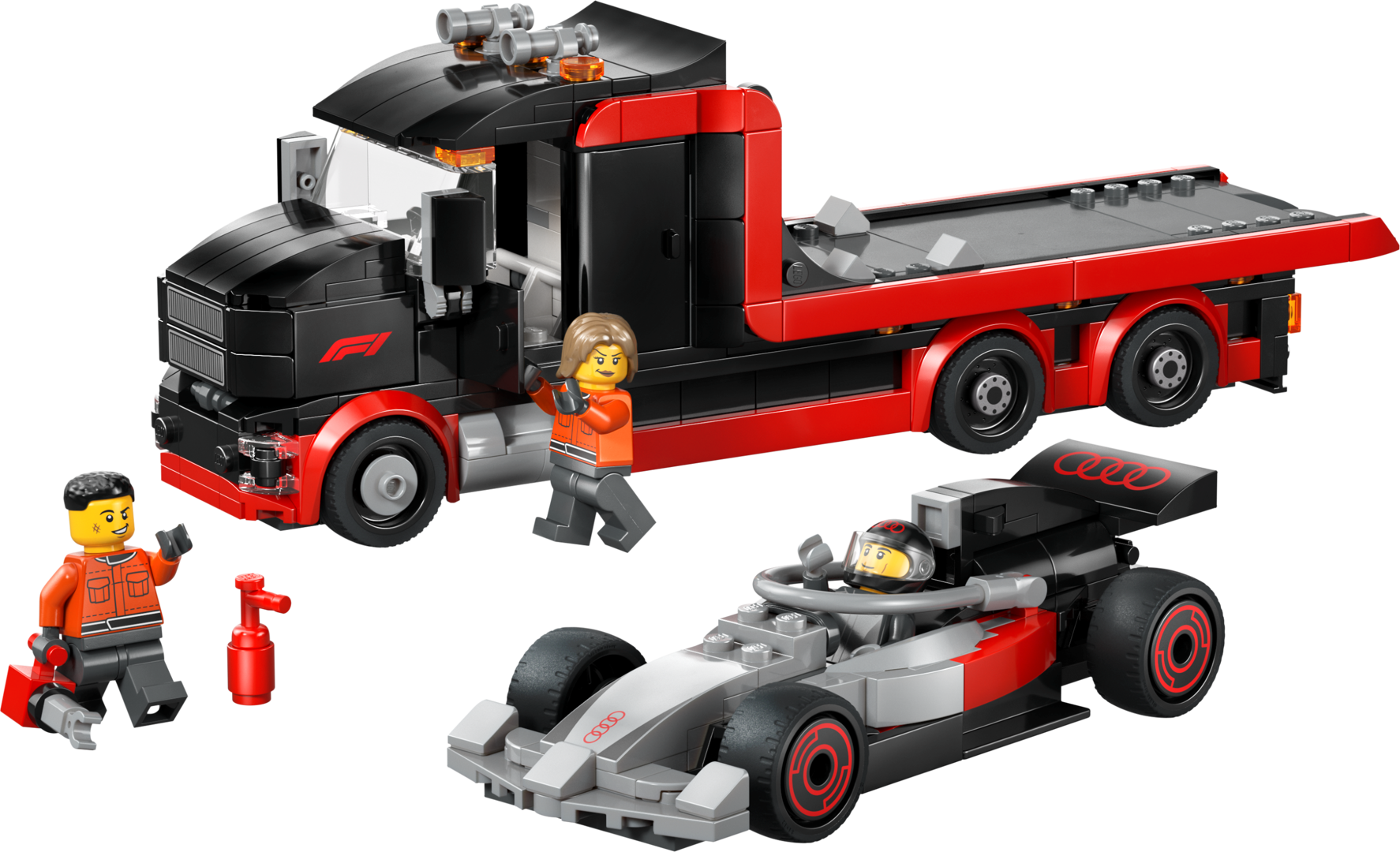 LEGO City 60493 - Camion de F1® avec voiture de course de F1® Audi