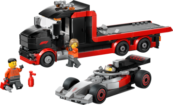 LEGO City 60493 - Camion de F1® avec voiture de course de F1® Audi