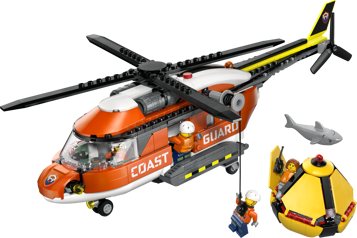 LEGO City 60503 - L'hélicoptère des garde-côtes