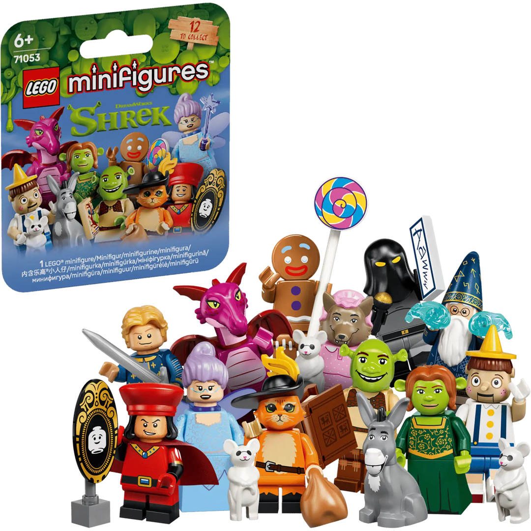 LEGO 71053 - Minifigurines Shrek - Série complète 12 personnages