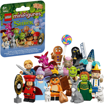 LEGO 71053 - Minifigurines Shrek - Série complète 12 personnages