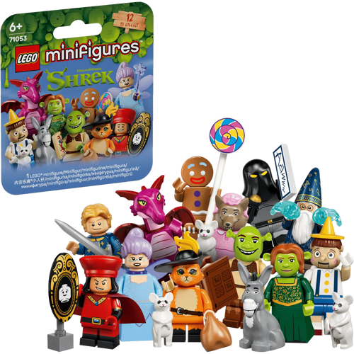 LEGO 71053 - Minifigurines Shrek - Série complète 12 personnages