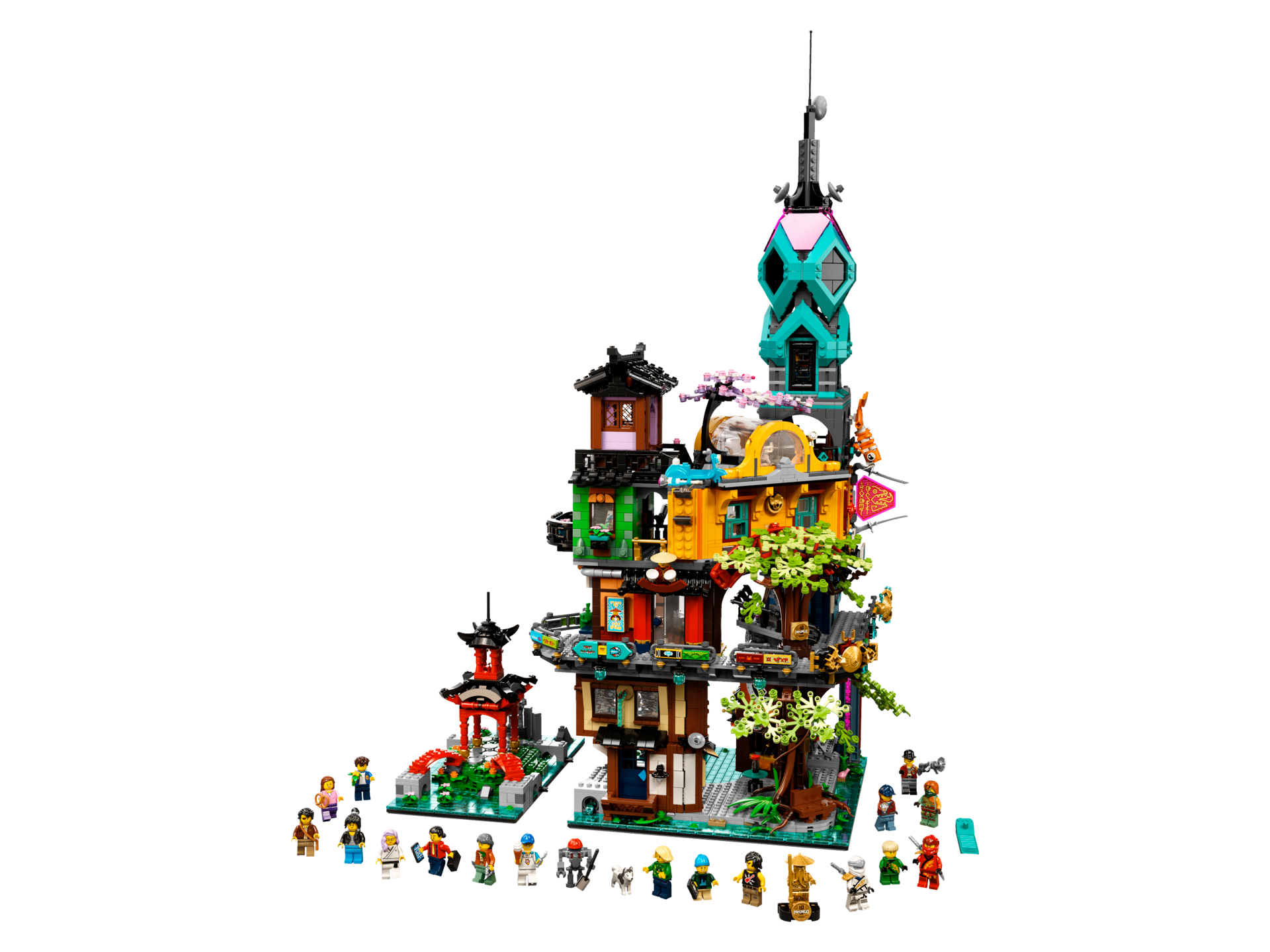 LEGO NINJAGO 71741 - Les jardins de la ville de NINJAGO®