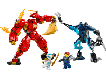 LEGO NINJAGO 71808 - Le robot élémentaire du feu de Kai