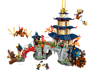 LEGO NINJAGO 71814 - La ville au temple du tournoi
