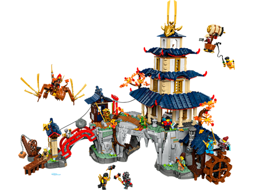 LEGO NINJAGO 71814 - La ville au temple du tournoi