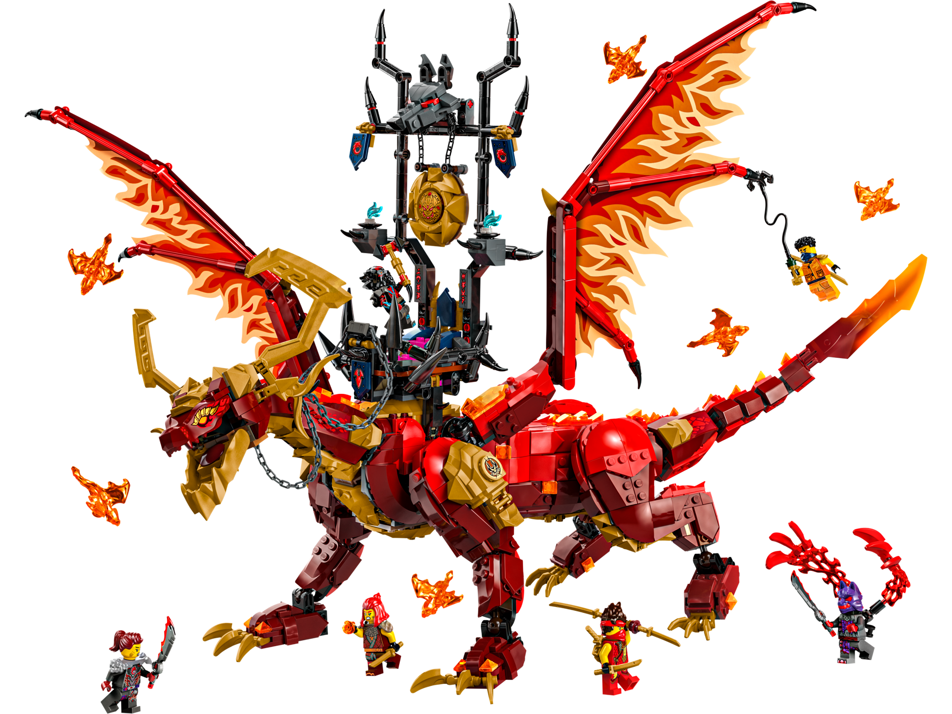 LEGO NINJAGO 71822 - Le dragon source du mouvement