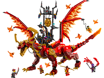 LEGO NINJAGO 71822 - Le dragon source du mouvement