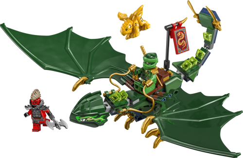 LEGO NINJAGO 71829 - Le dragon vert de la forêt de Lloyd