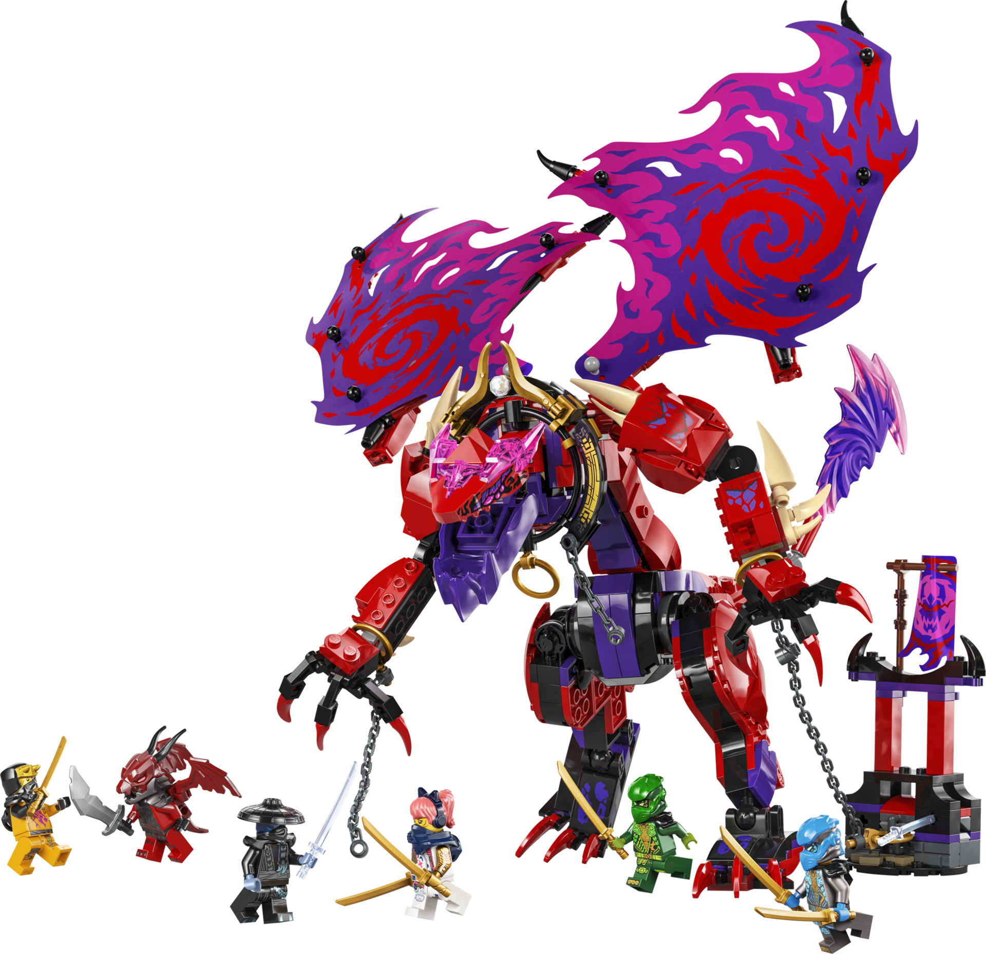 LEGO NINJAGO 71832 - Croc-de-tonnerre : le dragon du chaos