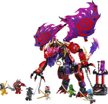LEGO NINJAGO 71832 - Croc-de-tonnerre : le dragon du chaos