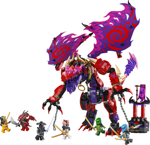 LEGO NINJAGO 71832 - Croc-de-tonnerre : le dragon du chaos
