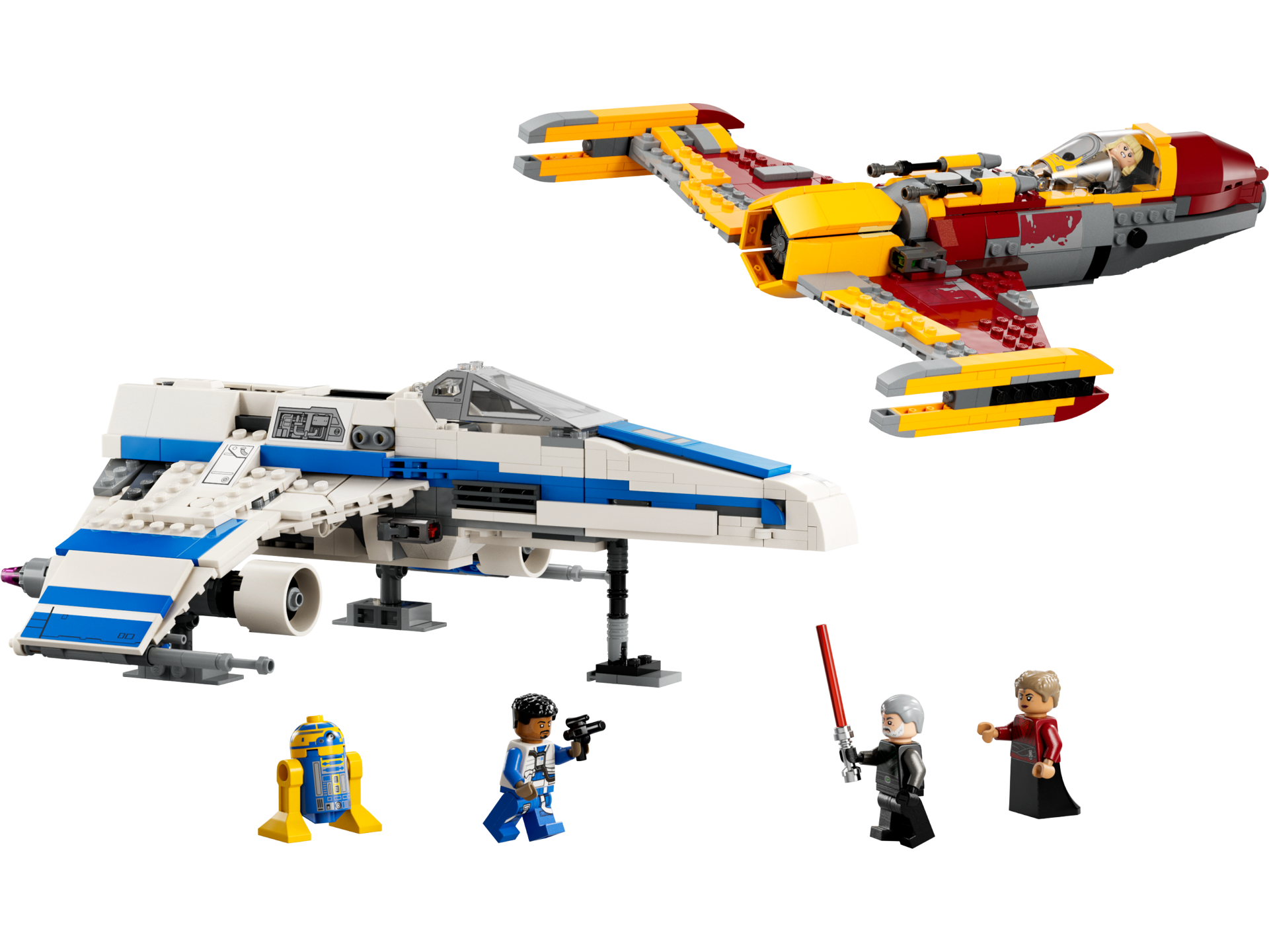 LEGO Star Wars 75364 - L’E-wing de la Nouvelle République contre le chasseur de Shin Hati